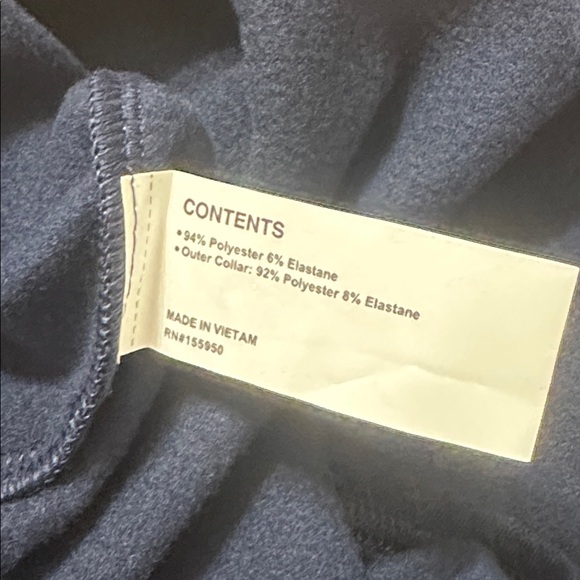 Greyson NWT Mens Troy Quarter-Zip Textured Fleece Top Maltese Blue Sz Large Golf - Picture 9 of 10